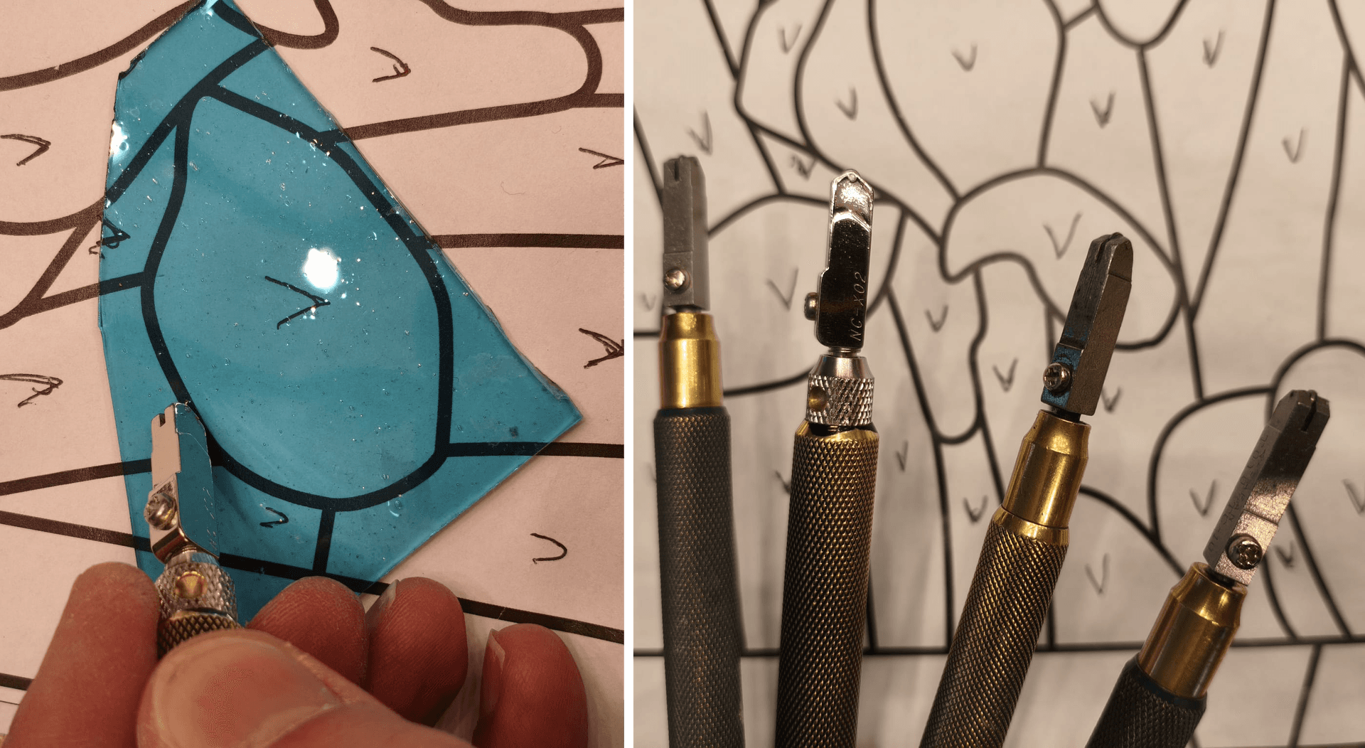 Witraż krok po kroku #1: Nóż do szkła